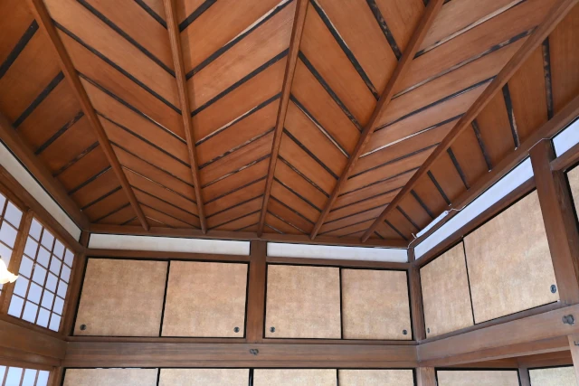仙巌園御殿の天井